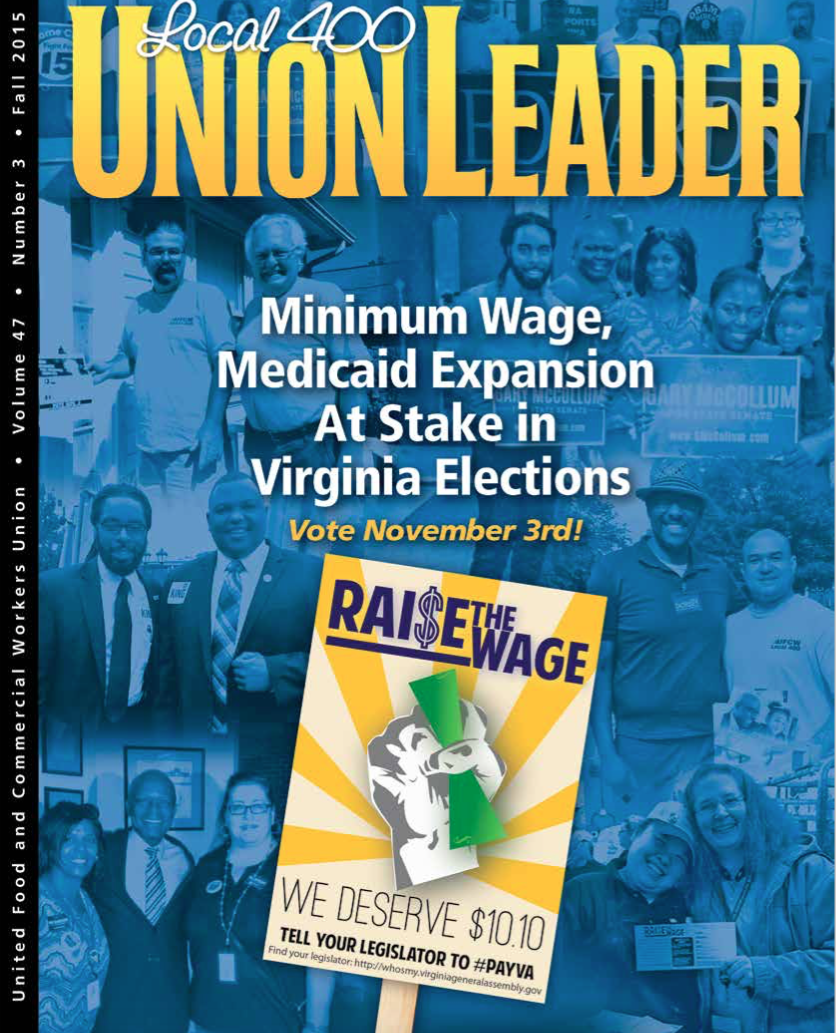 Union Leader Fall 2015 UFCW Local 400